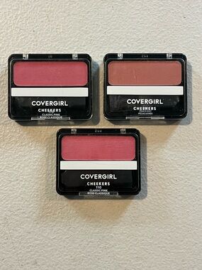 COVERGIRL Cheekers Cream Blush – Classic Pink & Peach Gilt Shades NEW